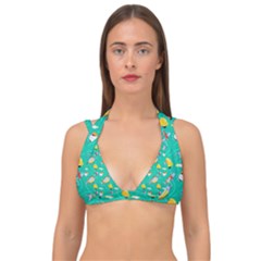 Double Strap Halter Bikini Top 