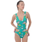 Naso Flame Fabric Side Cut Out Swimsuit