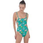 Naso Flame Fabric Tie Strap One Piece Swimsuit