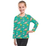 Naso Flame Fabric Kids  Long Mesh T-Shirt