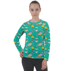 Naso Flame Fabric Women s Long Sleeve Raglan T