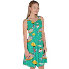 Knee Length Skater Dress With Pockets 