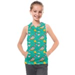 Naso Flame Fabric Kids  Sleeveless Hoodie