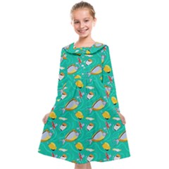 Naso Flame Fabric Kids  Midi Sailor Dress from ArtsNow.com