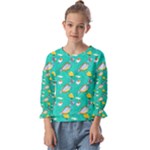 Naso Flame Fabric Kids  Cuff Sleeve Top