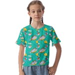 Naso Flame Fabric Kids  Cuff Sleeve Scrunch Bottom T-Shirt