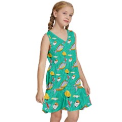 Kids  Sleeveless Tiered Mini Dress 