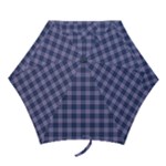 Purple Plaid Tartan 1 Mini Folding Umbrellas