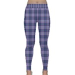 Purple Plaid Tartan 1 Classic Yoga Leggings