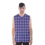 Purple Plaid Tartan 1 Men s Basketball Tank Top