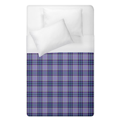 Purple Plaid Tartan 1 Duvet Cover (Single Size) from ArtsNow.com