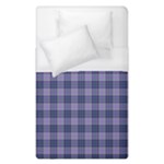 Purple Plaid Tartan 1 Duvet Cover (Single Size)