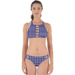 Purple Plaid Tartan 1 Perfectly Cut Out Bikini Set