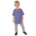 Purple Plaid Tartan 1 Kids  Raglan T-Shirt