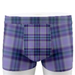 Purple Plaid Tartan 1 Men s Boxer Briefs