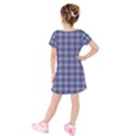 Kids  Short Sleeve Velvet Dress 