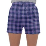 Purple Plaid Tartan 1 Sleepwear Shorts