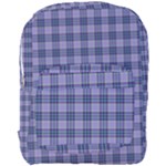 Purple Plaid Tartan 1 Full Print Backpack