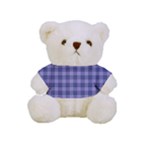 Purple Plaid Tartan 1 Full Print Tee for Cuddly Teddy Bear