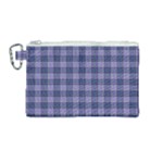 Purple Plaid Tartan 1 Canvas Cosmetic Bag (Medium)