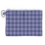 Purple Plaid Tartan 1 Canvas Cosmetic Bag (XL)