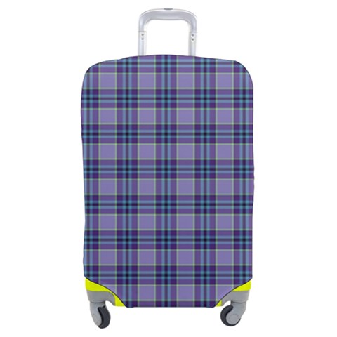 Purple Plaid Tartan 1 Luggage Cover (Medium) from ArtsNow.com