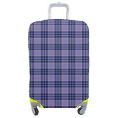 Purple Plaid Tartan 1 Luggage Cover (Medium) from ArtsNow.com