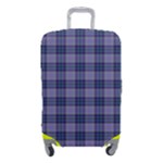 Purple Plaid Tartan 1 Luggage Cover (Small)