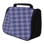 Purple Plaid Tartan 1 Full Print Travel Pouch (Small)