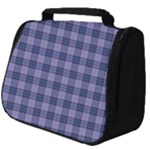 Purple Plaid Tartan 1 Full Print Travel Pouch (Big)