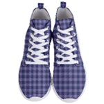 Purple Plaid Tartan 1 Men s Lightweight High Top Sneakers