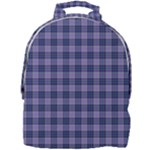 Purple Plaid Tartan 1 Mini Full Print Backpack