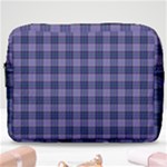 Purple Plaid Tartan 1 Make Up Pouch (Large)