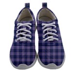 Purple Plaid Tartan 1 Women Athletic Shoes