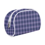 Purple Plaid Tartan 1 Make Up Case (Small)