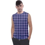 Purple Plaid Tartan 1 Men s Regular Tank Top