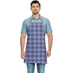 Purple Plaid Tartan 1 Kitchen Apron