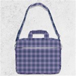 Purple Plaid Tartan 1 MacBook Pro 13  Shoulder Laptop Bag 