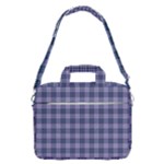 Purple Plaid Tartan 1 MacBook Pro 15  Shoulder Laptop Bag