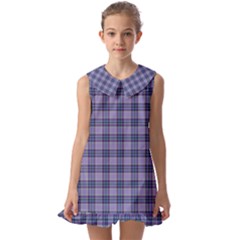 Kids  Pilgrim Collar Ruffle Hem Dress 