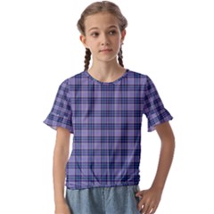 Kids  Cuff Sleeve Scrunch Bottom T-Shirt 