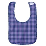 Purple Plaid Tartan 1 Baby Bib