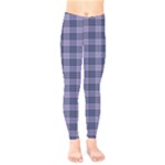 Purple Plaid Tartan 1 Kids  Classic Winter Leggings