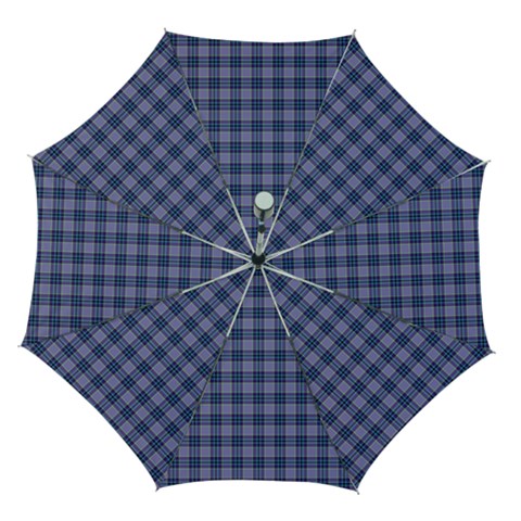 Purple Plaid Tartan 1 Automatic Folding Umbrella with Case (Medium) from ArtsNow.com