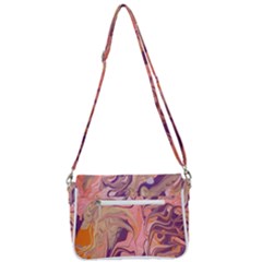 Shoulder Bag with Back Zipper 