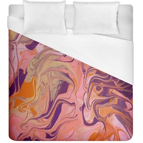 Pink ribbon Duvet Cover (King Size) from ArtsNow.com