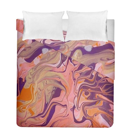 Pink ribbon Duvet Cover Double Side (Full/ Double Size) from ArtsNow.com