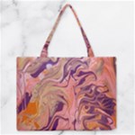 Pink ribbon Zipper Medium Tote Bag