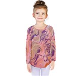 Pink ribbon Kids  Long Sleeve T-Shirt