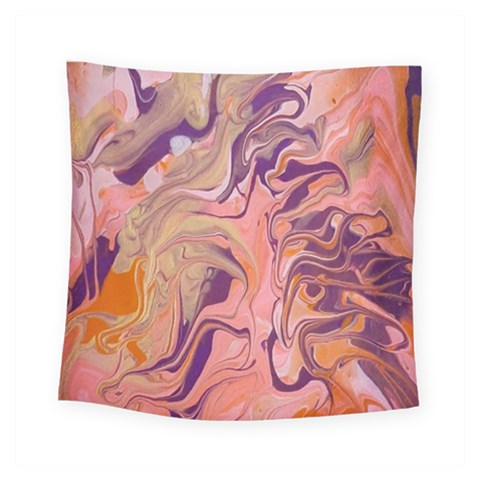 Pink ribbon Square Tapestry (Small) from ArtsNow.com